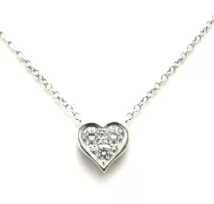 11680318 TIFFANYCo Tiffany Sentimental Heart Necklace Pt950 Platinum