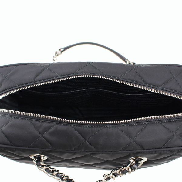 2 Prada Shoulder Bag Pochette Nylon Black