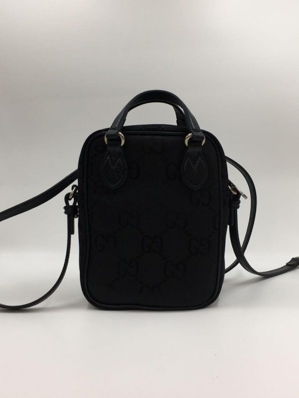 2 Gucci Shoulder Bag Off The Grid Canvas Black