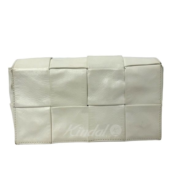 2 Bottega Veneta Cassette Belt White Bag