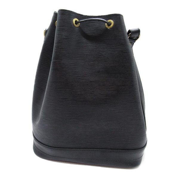 2 Louis Vuitton Noe Shoulder Bag Calf Epi Black