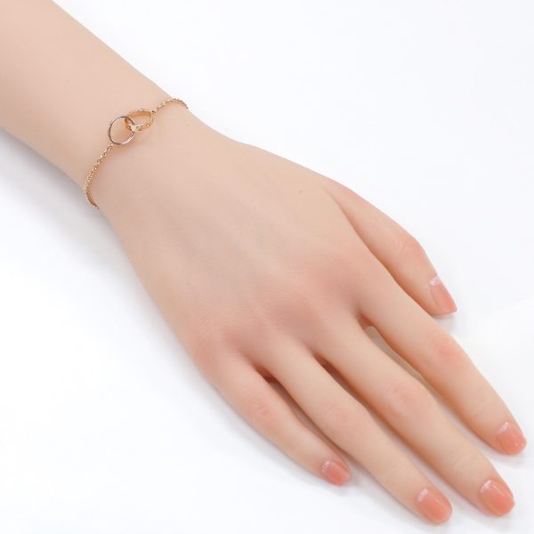 2 Cartier Baby Love Bracelet 18k K18 Pink Gold