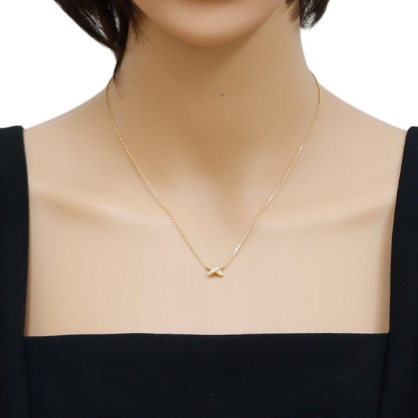 2 Chaumet Lien Necklace Chaumet 18K Diamond Gold