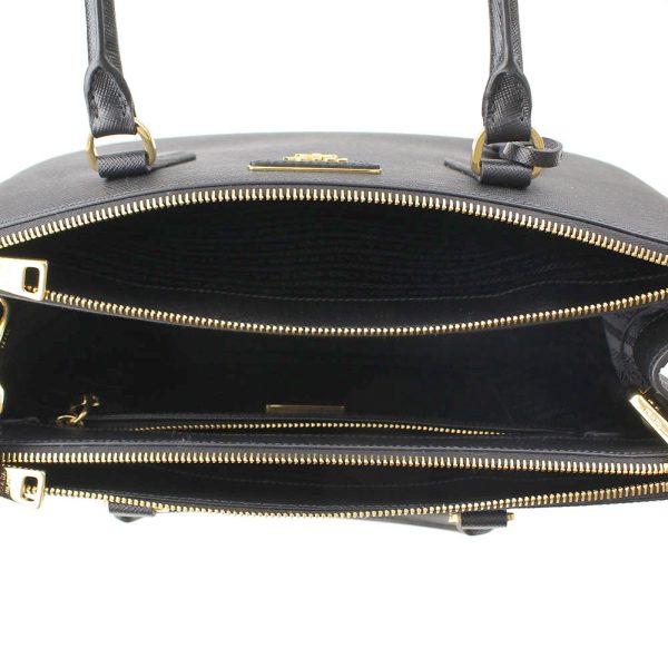 2 Prada Handbag Shoulder Bag 2way Black