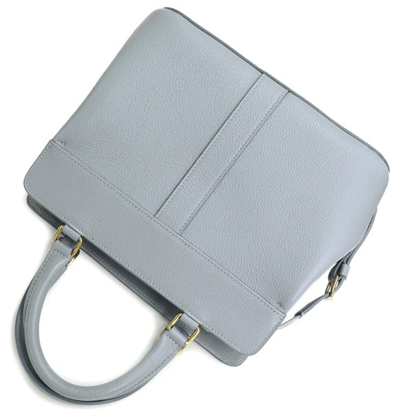 200003399019 6 Celine Small Hippo France 2way Shoulder Handbag Crossbody Calfskin Leather Arctic Blue