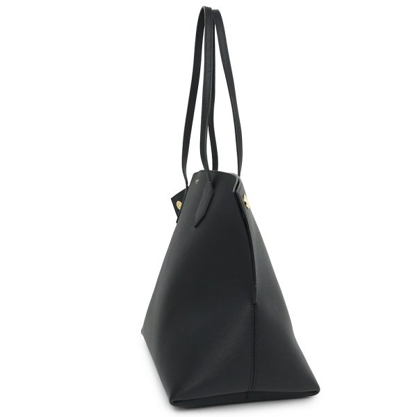 200003508019 5 Burberry Society Grainy Leather Medium Tote Bag Black