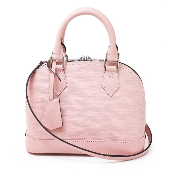 200006793019 LOUIS VUITTON Alma BB 2way Epi Leather Handbag Crossbody Shoulder Bag Rose Ballerine Pink