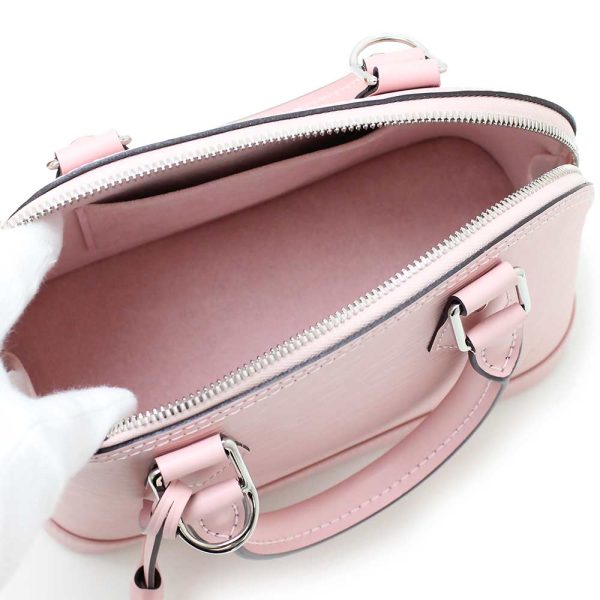 200006793019 3 LOUIS VUITTON Alma BB 2way Epi Leather Handbag Crossbody Shoulder Bag Rose Ballerine Pink