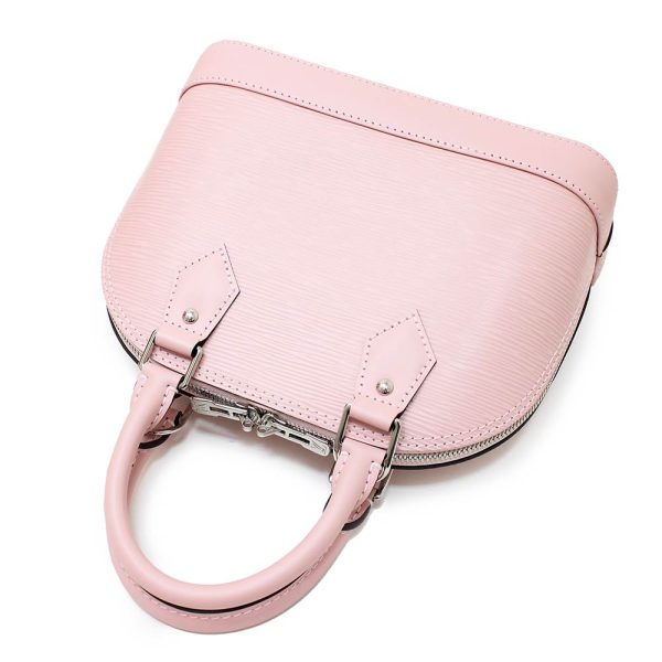 200006793019 6 LOUIS VUITTON Alma BB 2way Epi Leather Handbag Crossbody Shoulder Bag Rose Ballerine Pink