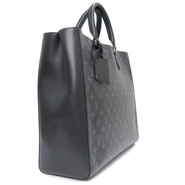 200008811019 5 LOUIS VUITTON Grand Sac Monogram Eclipse Tote Handbag Black