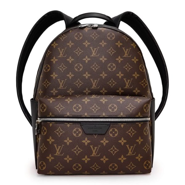 200009257019 LOUIS VUITTON Discovery Monogram Macassar Cowhide Leather Backpack PM Rucksack Daypack Brown Black