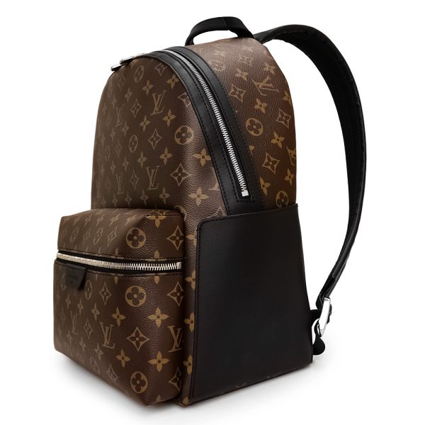 200009257019 4 LOUIS VUITTON Discovery Monogram Macassar Cowhide Leather Backpack PM Rucksack Daypack Brown Black