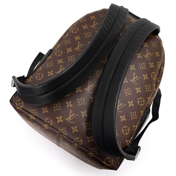 200009257019 6 LOUIS VUITTON Discovery Monogram Macassar Cowhide Leather Backpack PM Rucksack Daypack Brown Black