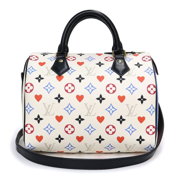 200009314019 LOUIS VUITTON Speedy Game On Collection 2way Monogram Handbag Crossbody Shoulder Bag Multicolor Bronze