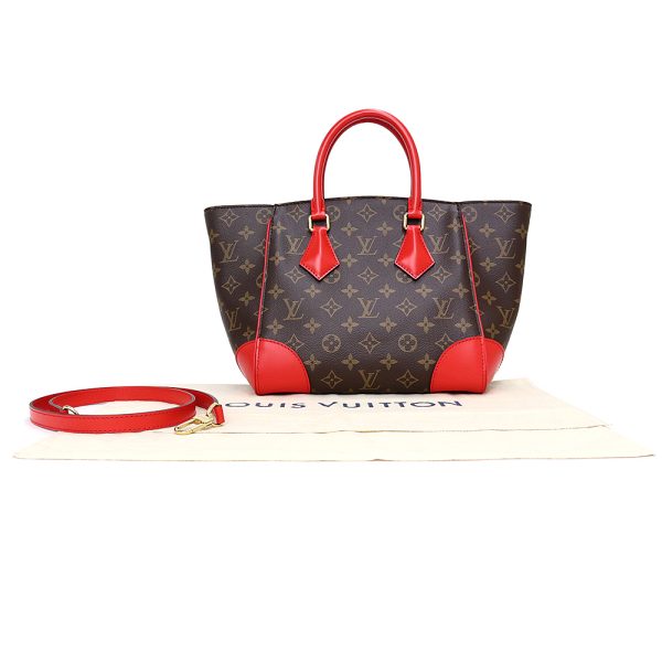 200009353019 2 Louis Vuitton Phoenix PM 2way Monogram Crossbody Handbag Shoulder Bag Red Brown