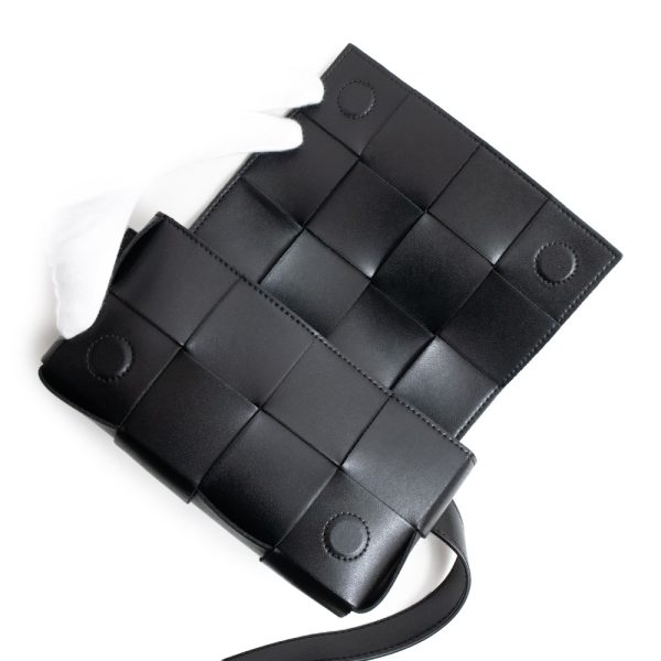 200010600019 10 Bottega Veneta Cassette Belt Bag Mini Waist Pouch Shoulder Crossbody Lambskin Leather Silver Hardware