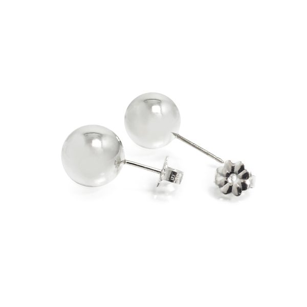 200011064019 4 TIFFANY Co Hardware Ball Stud Earrings Sterling Silver