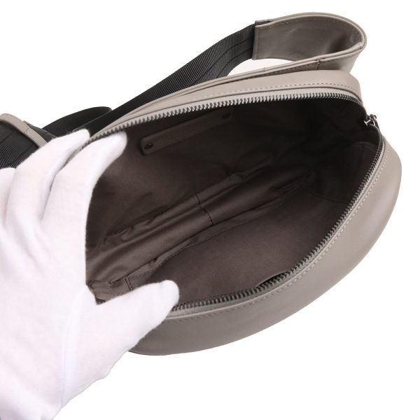 200011205019 3 Bottega Veneta Belt Bag Waist Bag Body Bag Shoulder Crossbody Calfskin Leather Gray