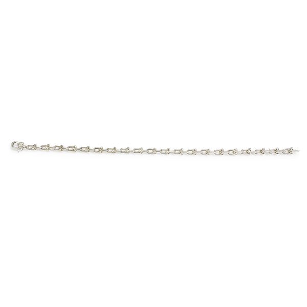 200011632019 4 TIFFANY Co Hardware Micro Link Small Size Bracelet 42 Pieces Sterling Silver