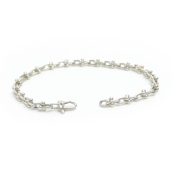 200011740019 3 TIFFANYCo Hardware Micro Link Small Size Chain Bracelet 42 Pieces Sterling Silver