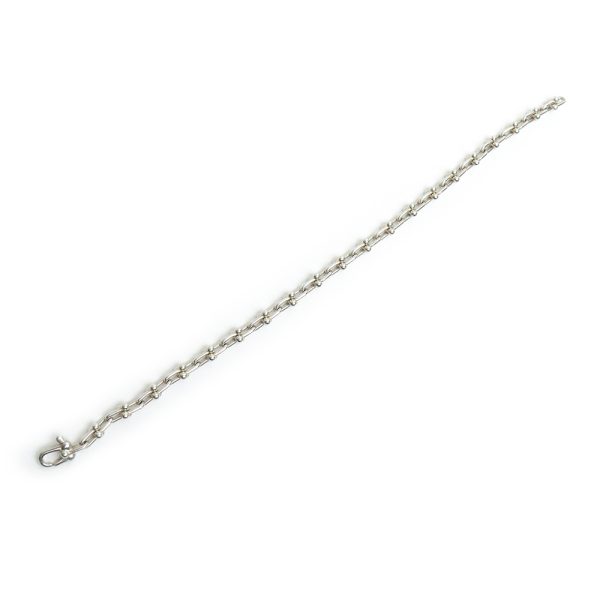 200011740019 4 TIFFANYCo Hardware Micro Link Small Size Chain Bracelet 42 Pieces Sterling Silver