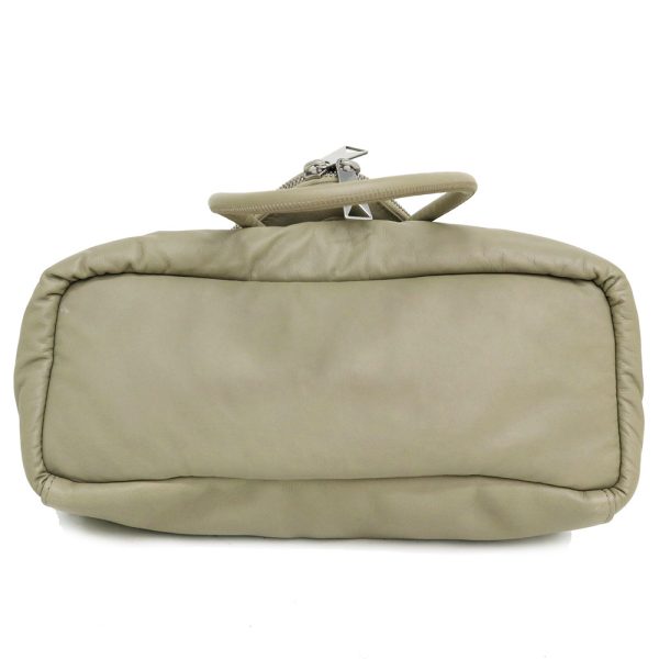 200091233018 8 Bottega Veneta Calfskin Body Bag Waist Bag Shoulder Crossbody Beige Khaki