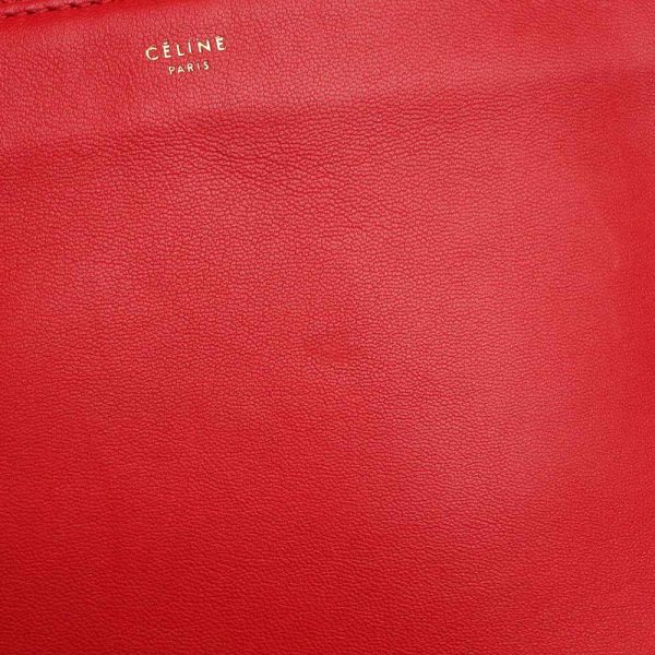 200097719018 11 Celine Trio Shoulder Bag Crossbody Calfskin Leather Red