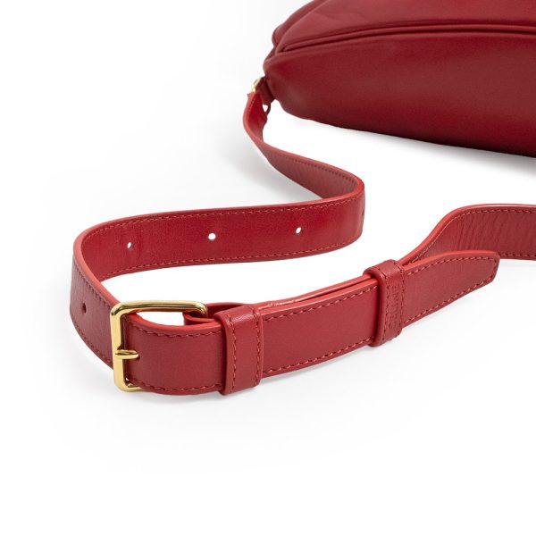 200101113018 10 Celine Belt Bag Charm Body Bag Waist Bag Quilted Calfskin Leather Red