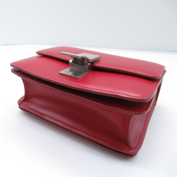 2101217663007 6 Celine Classic Box Shoulder Bag Red