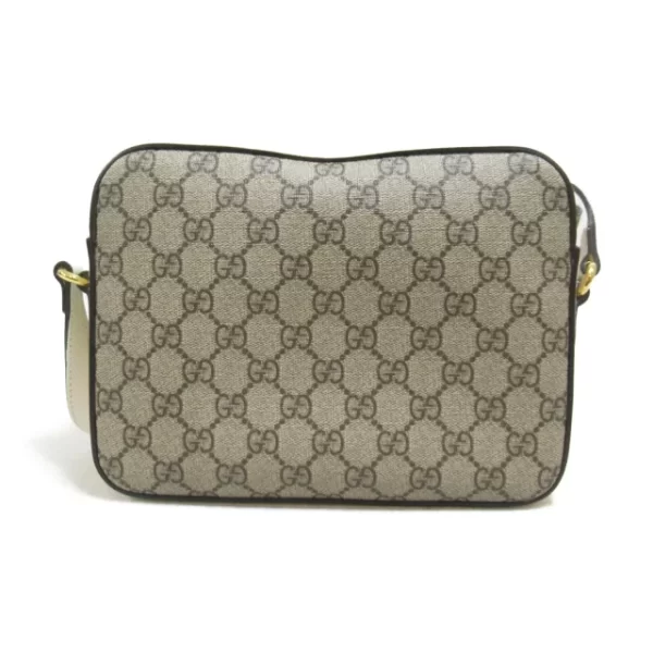 2106800529517 3 Gucci Horsebit 1955 Small Shoulder Bag Whitebeige