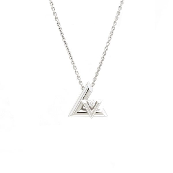 22050663 Louis Vuitton Diamond Pendant White Gold