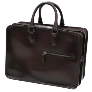 23 1031 01 Berluti Dujour Mens Bag Briefcase Business Bag Leather Brown