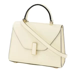 23 2685 01 Valextra Micro Iside Ladies Bag 2WAY Bag Handbag Shoulder Bag V5E23 028 000W Leather White White Bag