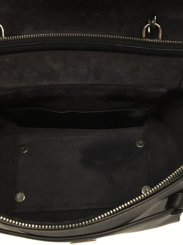 2300036617868 06 CELINE Belt bag mini Leather Black