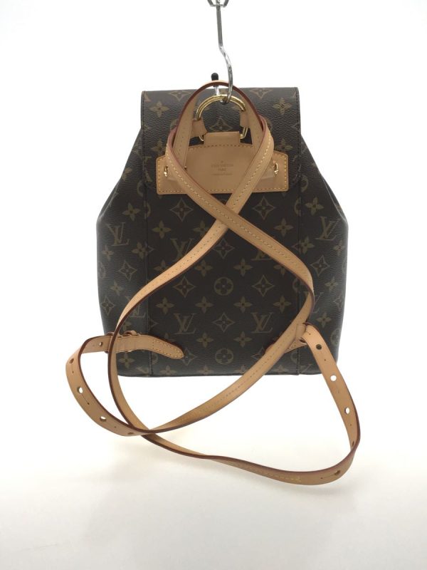 2300037665790 03 LOUIS VUITTON Rucksack Brown Allover pattern