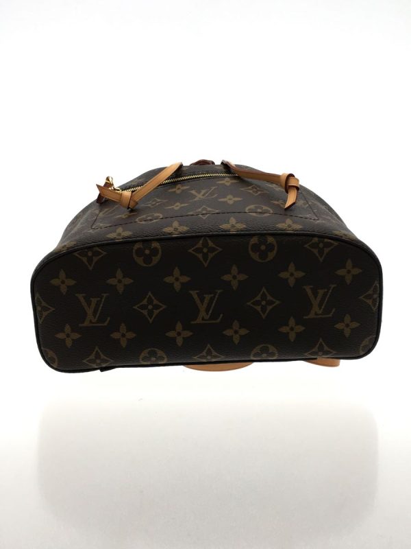 2300037665790 04 LOUIS VUITTON Rucksack Brown Allover pattern