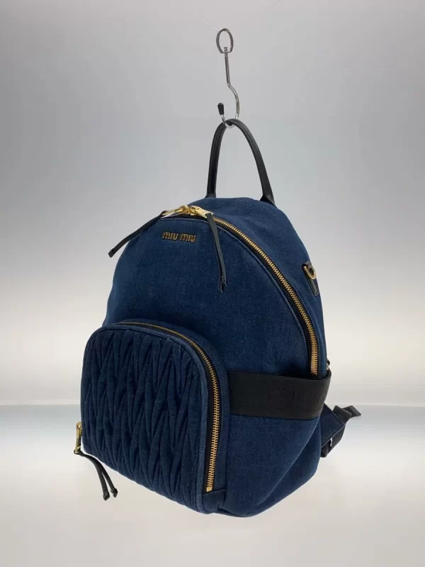 2320384166931 02 MIU MIU IDG Denim Backpack