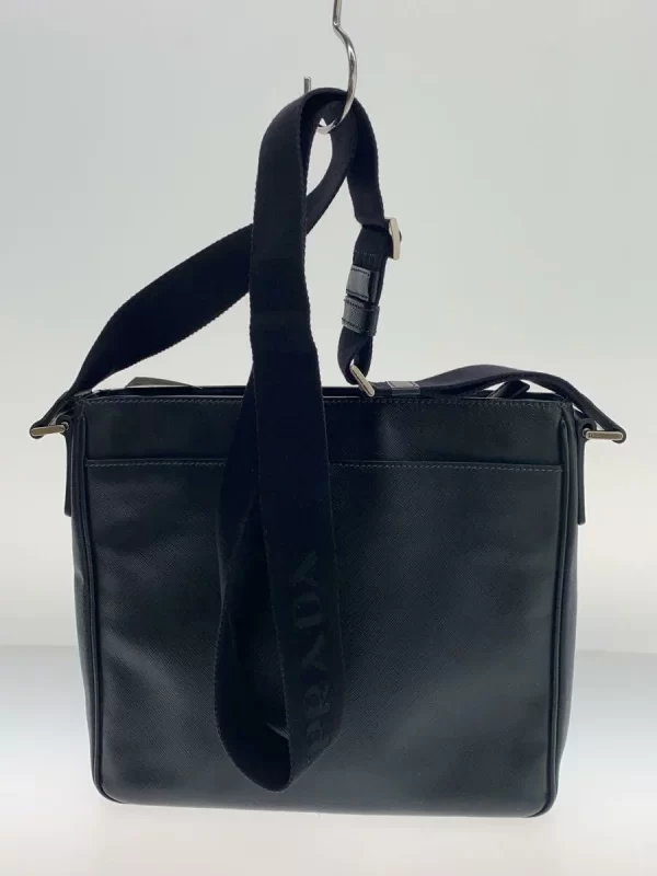 2325762336470 03 1 PRADA Leather Shoulder Bag Black