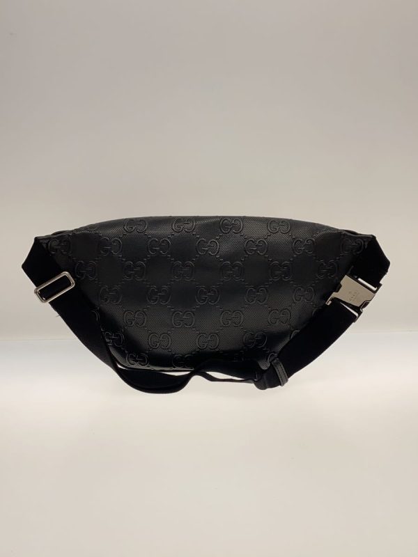 2332612805710 03 GUCCI GG Embossed Belt Bag Total Pattern Black