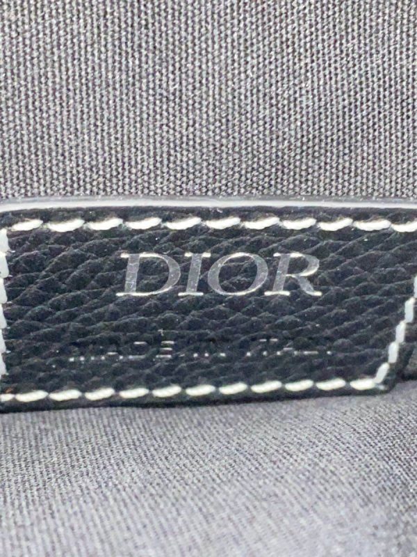 2332872516067 05 Dior HOMME Saddle Bag shoulder Bag leather Black