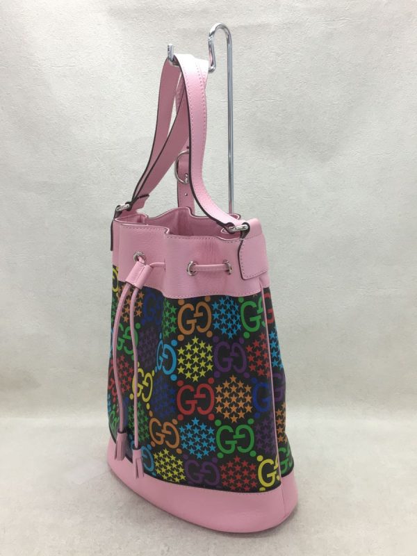 2334530575416 02 Gucci Pink Psychedelic Bucket Bag