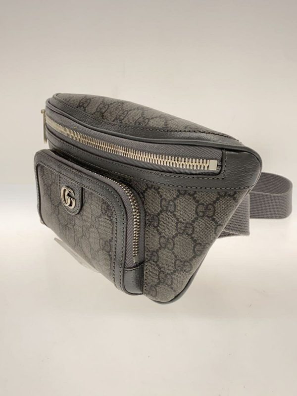 2336541627078 02 Gucci All Over Pattern Grey Waist Bag