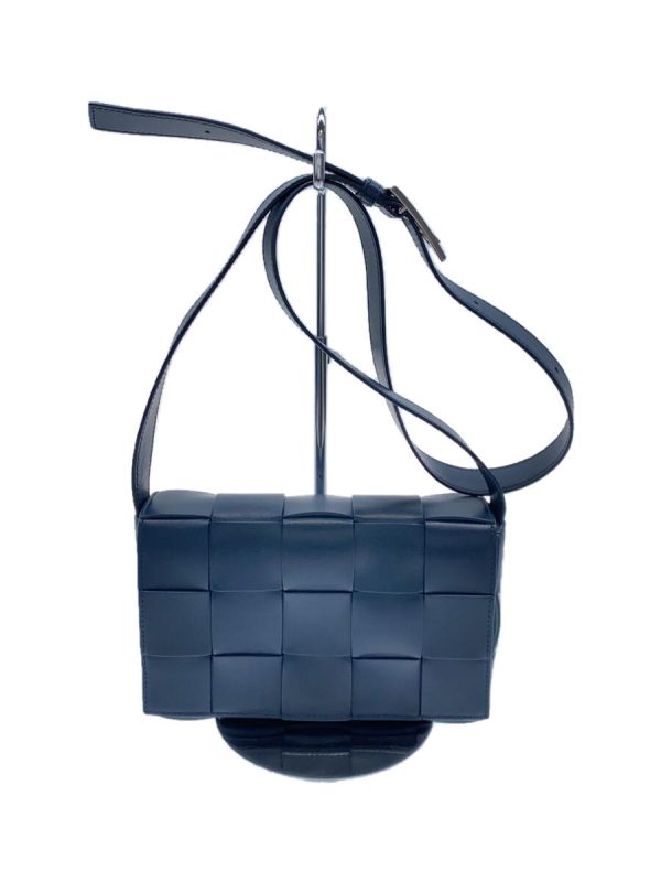 2336711825785 BOTTEGA VENETA Shoulder Bag Leather NAVY