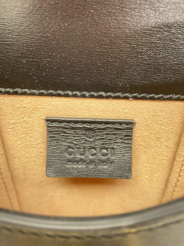 2337341920222 05 Gucci Black Leather Mini Bag