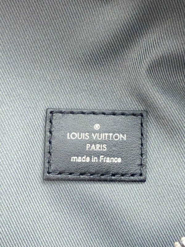 2337870508373 05 Louis Vuitton Bum Bag PVC BLK Allover pattern