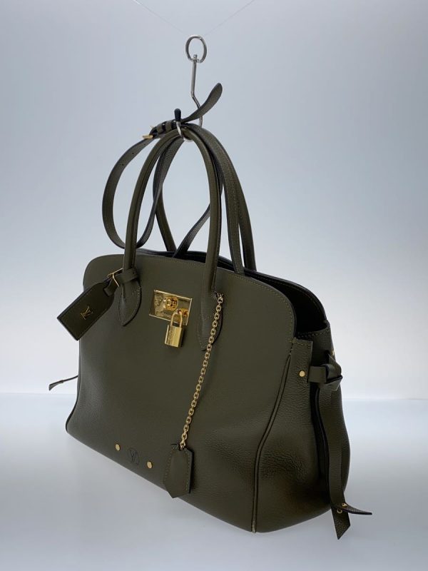 2337870523888 02 Louis Vuitton Mira MM Taurillon Cowhide Khaki Handbag 2way