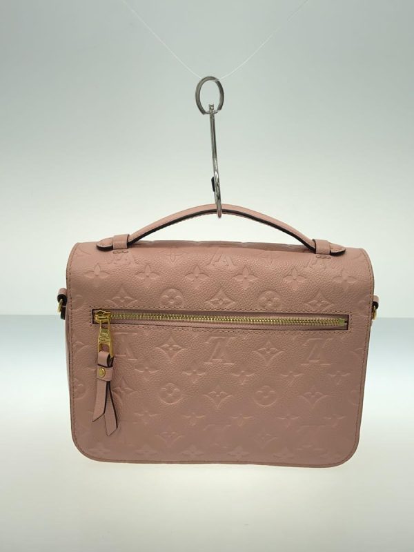 2337870527374 03 LOUIS VUITTON Pochette Metis MM Monogram Empreinte Cowhide Pink