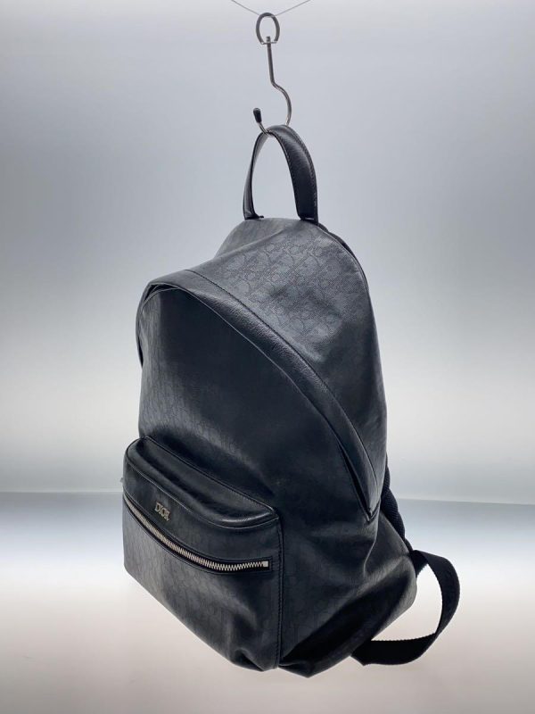 2337880602672 02 Christian Dior Oblique Galaxy leather Backpack Black