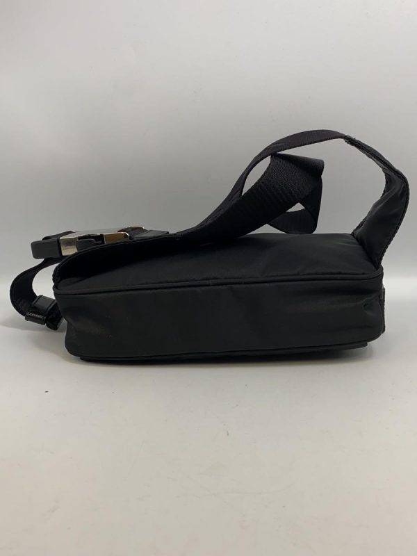 2341030991080 04 Prada Black Nylon Plan Waist Bag