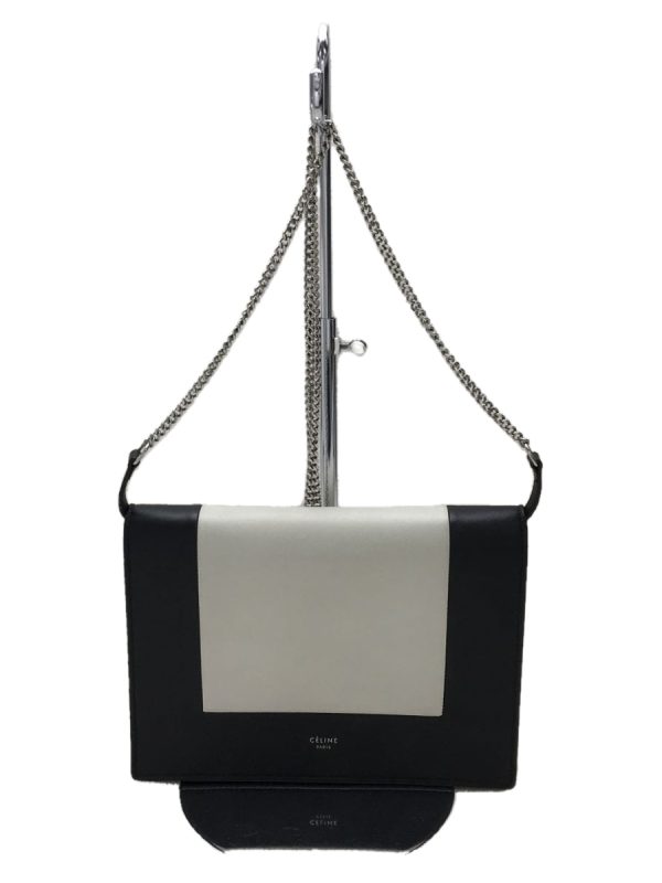 2341040557238 01 Celine Plain Black Leather Shoulder Bag